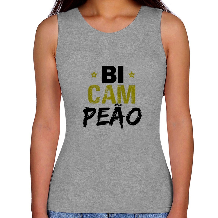 Regata Feminina BiCAMpeão - Cinza