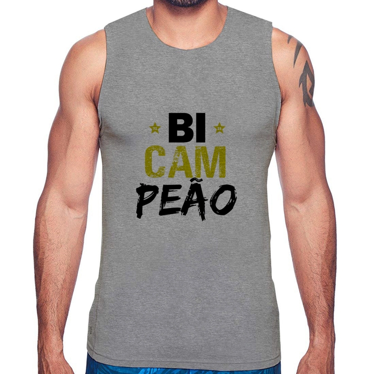 Regata BiCAMpeão - Cinza