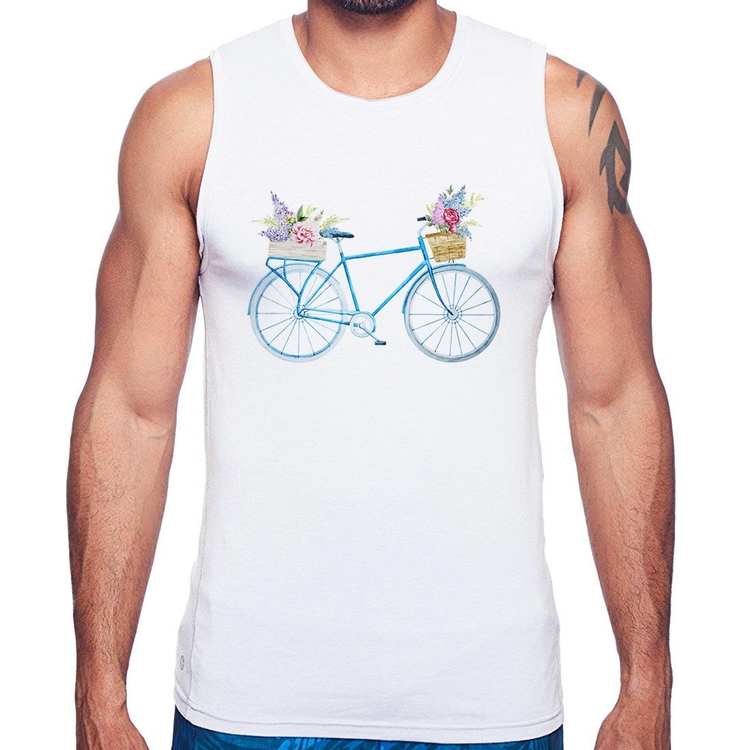 Regata Bicicleta e Flores