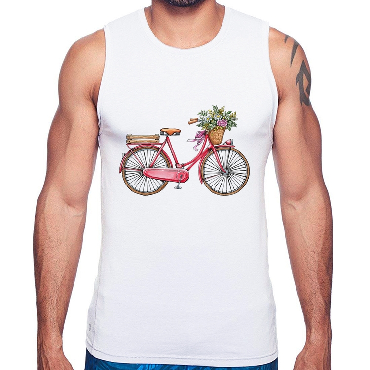 Regata Bicicleta Vintage Romântica
