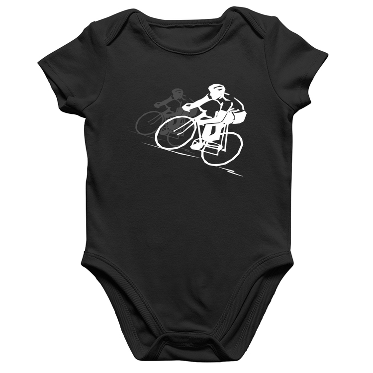 Body Bebê Algodão Bike Corrida