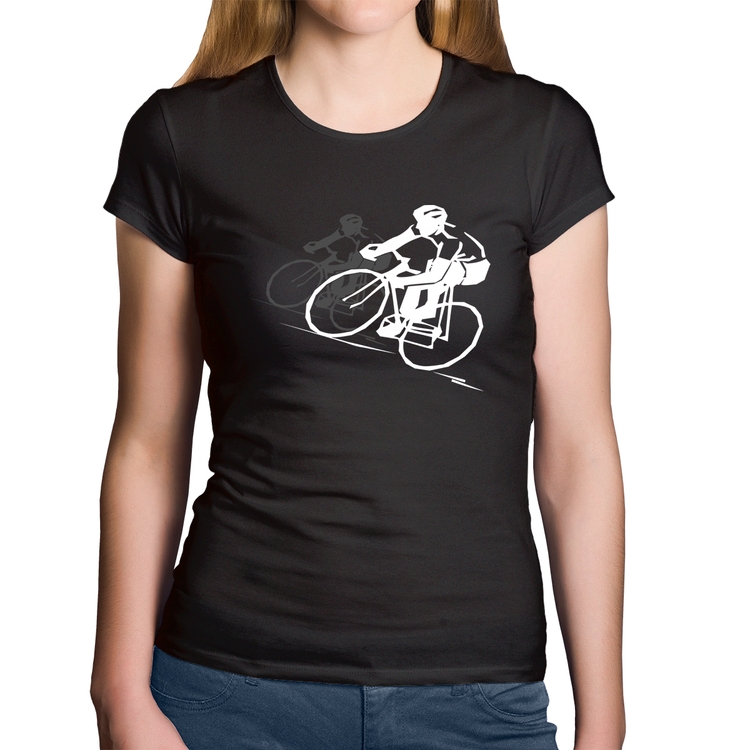 Baby Look Algodão Bike Corrida