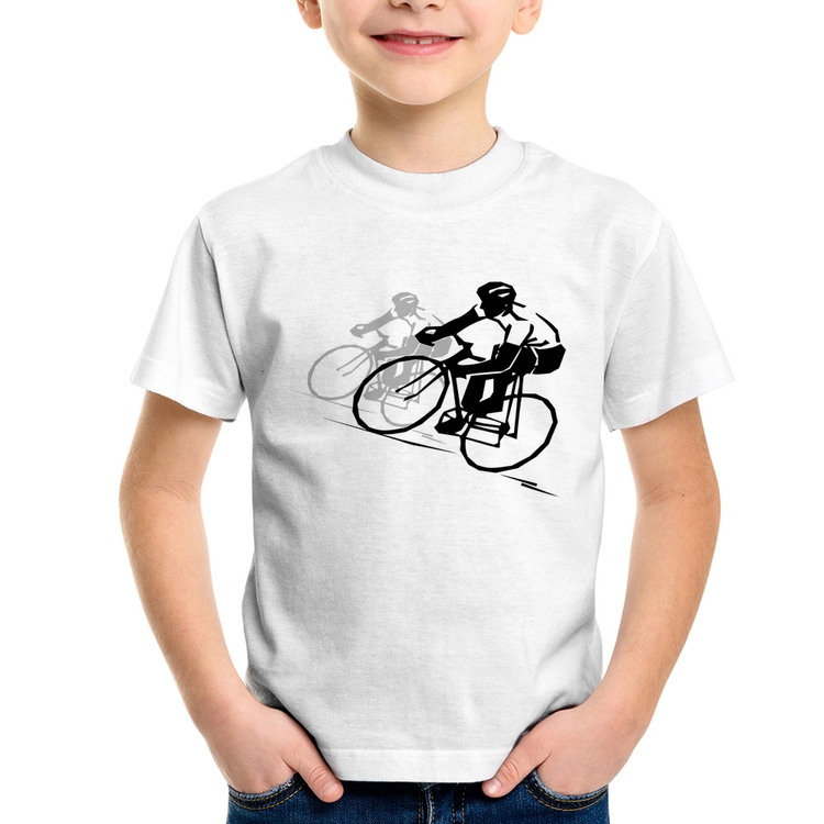 Camiseta Infantil Bike Corrida