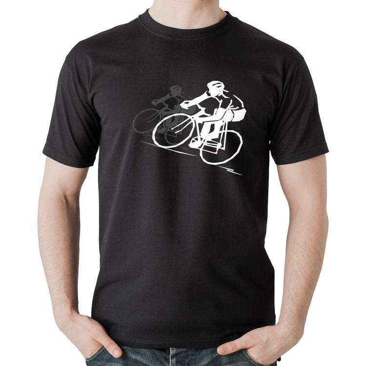 Camiseta Algodão Bike Corrida