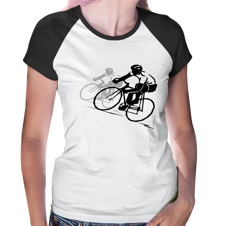 Baby Look Raglan Bike Corrida