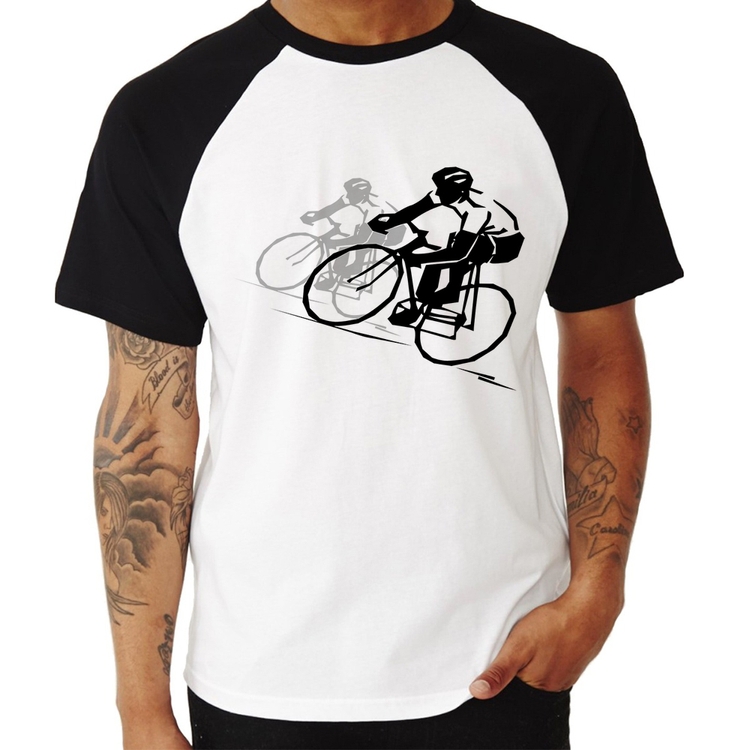 Camiseta Raglan Bike Corrida