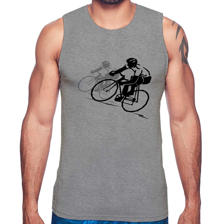 Regata Bike Corrida - Cinza