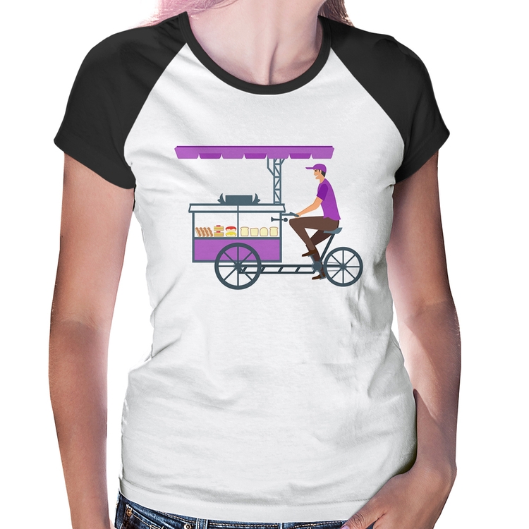 Baby Look Raglan Bike Food