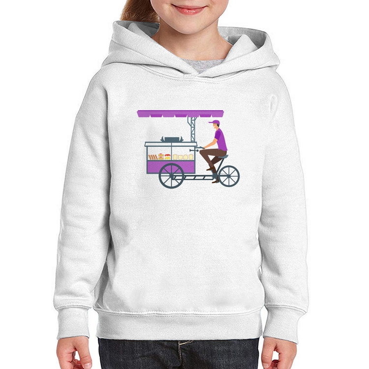 Moletom Infantil Bike Food