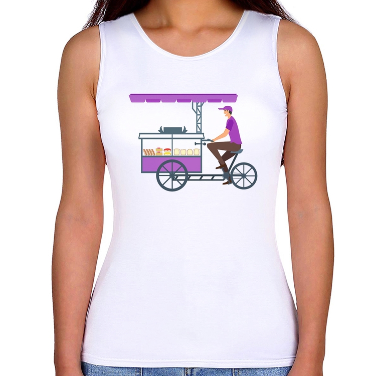 Regata Feminina Bike Food
