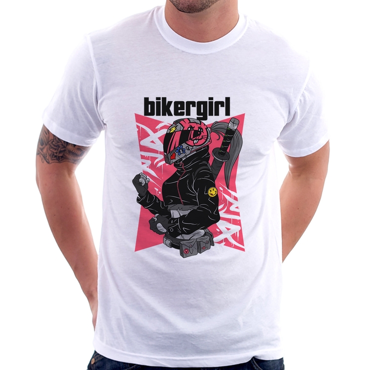 Camiseta Biker Girl