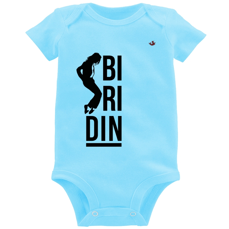 Body Bebê Biridin - Azul Bebê