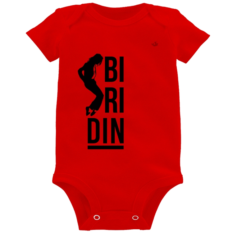 Body Bebê Biridin - Vermelho