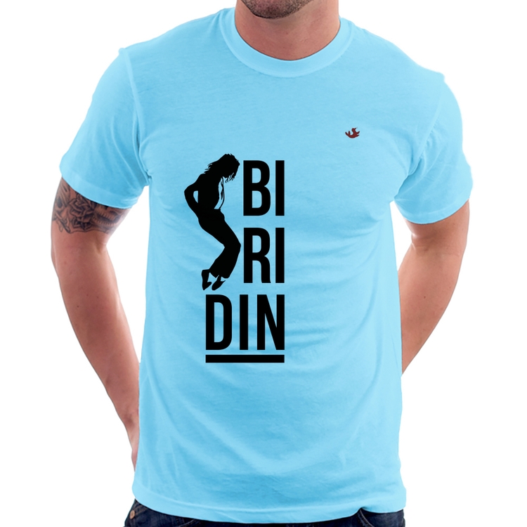 Camiseta Biridin - Azul Bebê