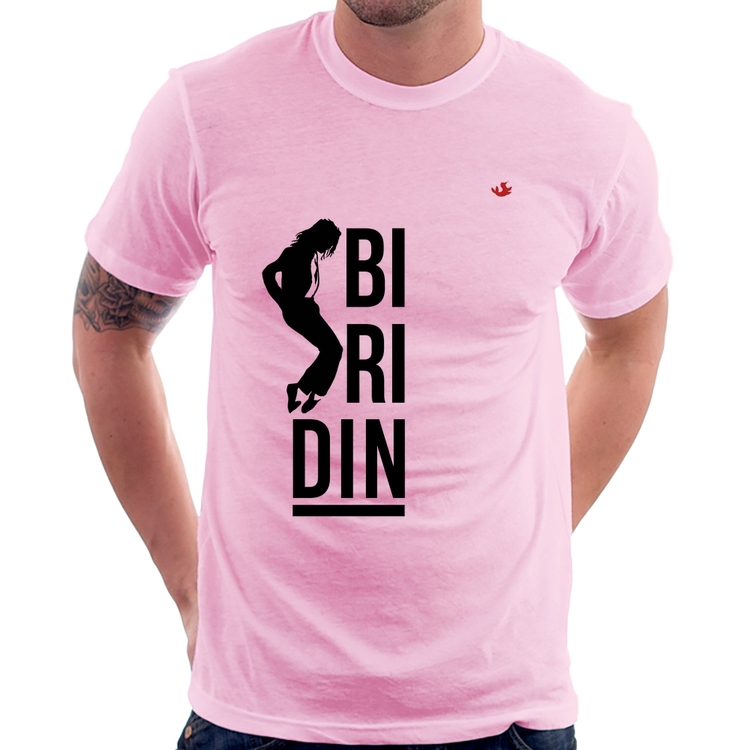 Camiseta Biridin - Rosa Bebê