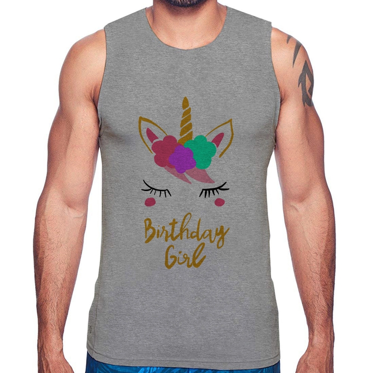 Regata Birthday Girl - Cinza