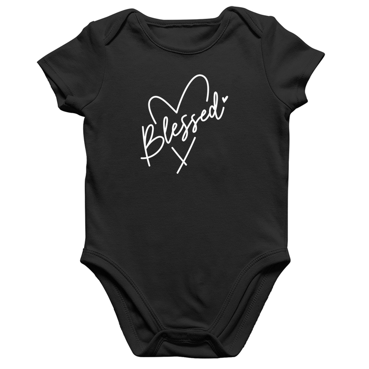Body Bebê Algodão Blessed Heart