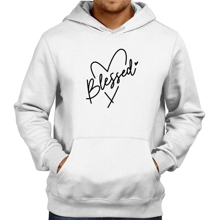 Moletom Blessed Heart - Branco