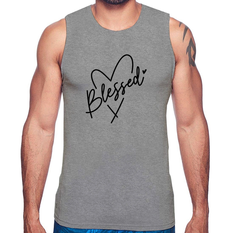 Regata Blessed Heart - Cinza