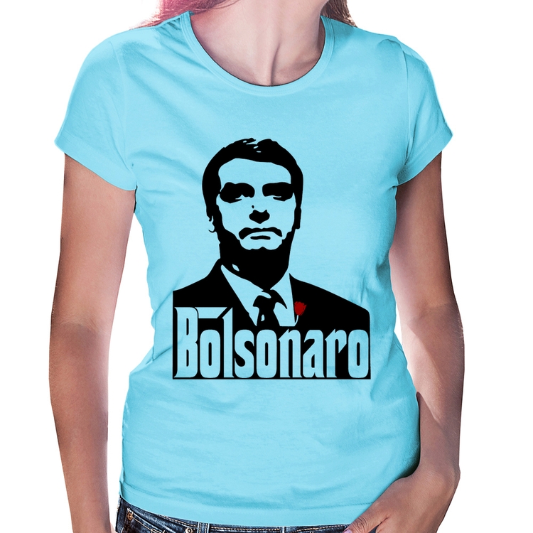 Baby Look Bolsonaro O Poderoso Chefão - Azul Bebê