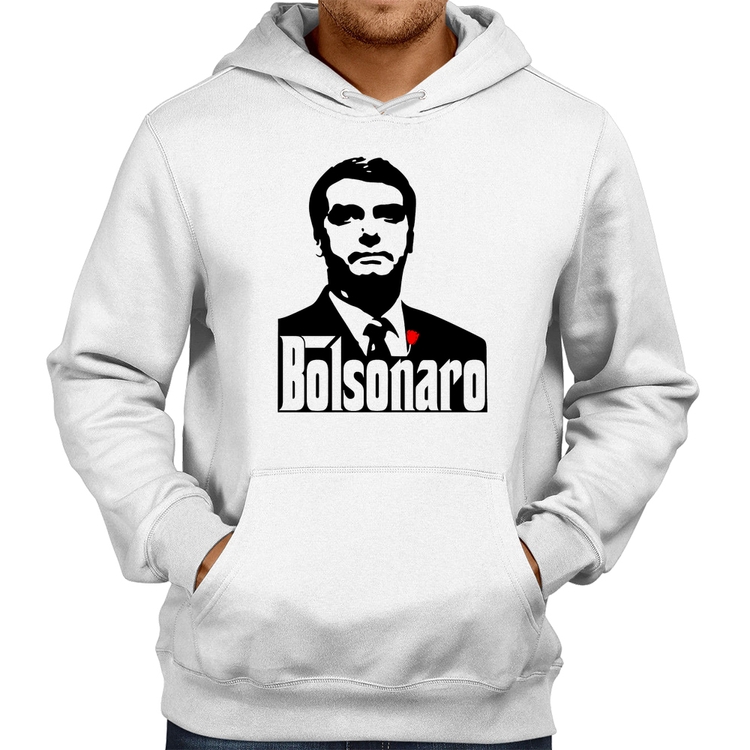 Moletom Bolsonaro O Poderoso Chefão - Branco