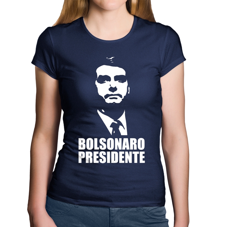 Baby Look Algodão Bolsonaro Presidente - Marinho