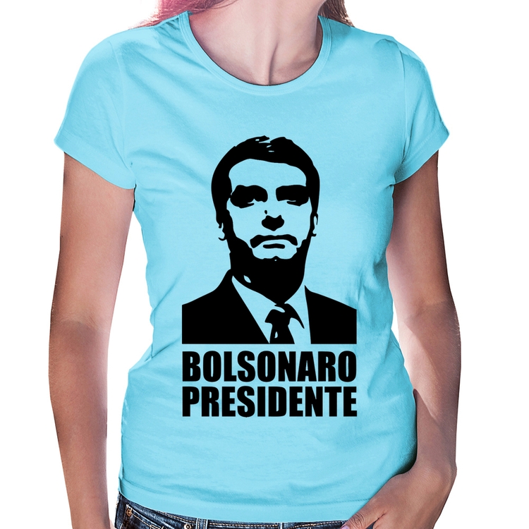 Baby Look Bolsonaro Presidente - Azul Bebê