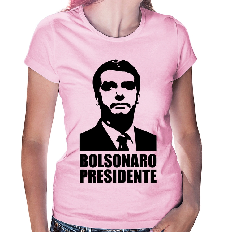 Baby Look Bolsonaro Presidente - Rosa Bebê