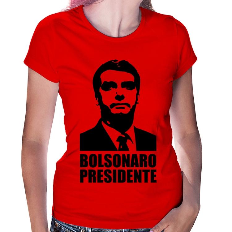 Baby Look Bolsonaro Presidente - Vermelha