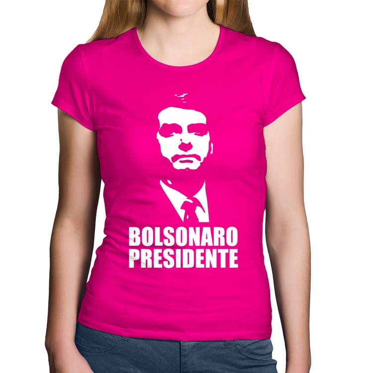 Baby Look Algodão Bolsonaro Presidente - Rosa