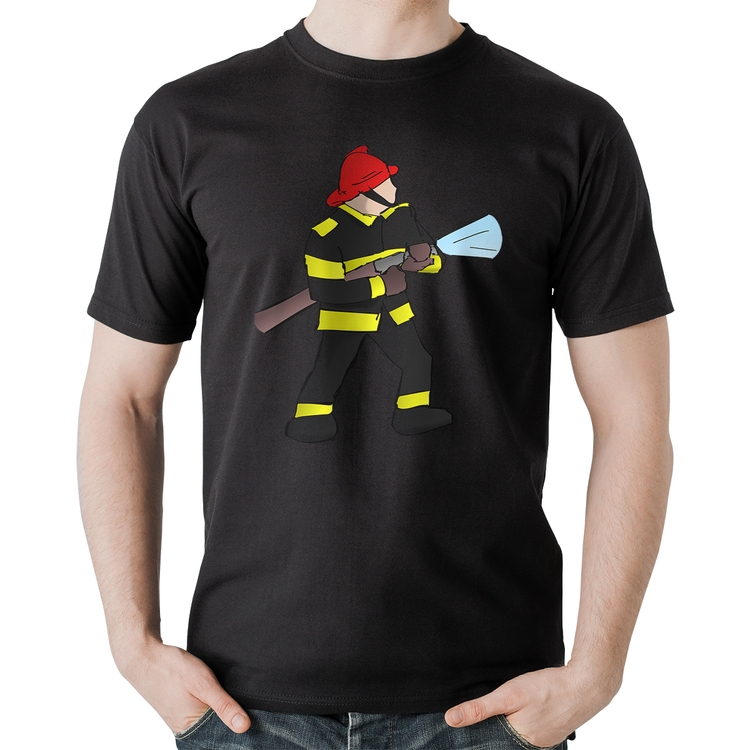 Camiseta Algodão Bombeiro