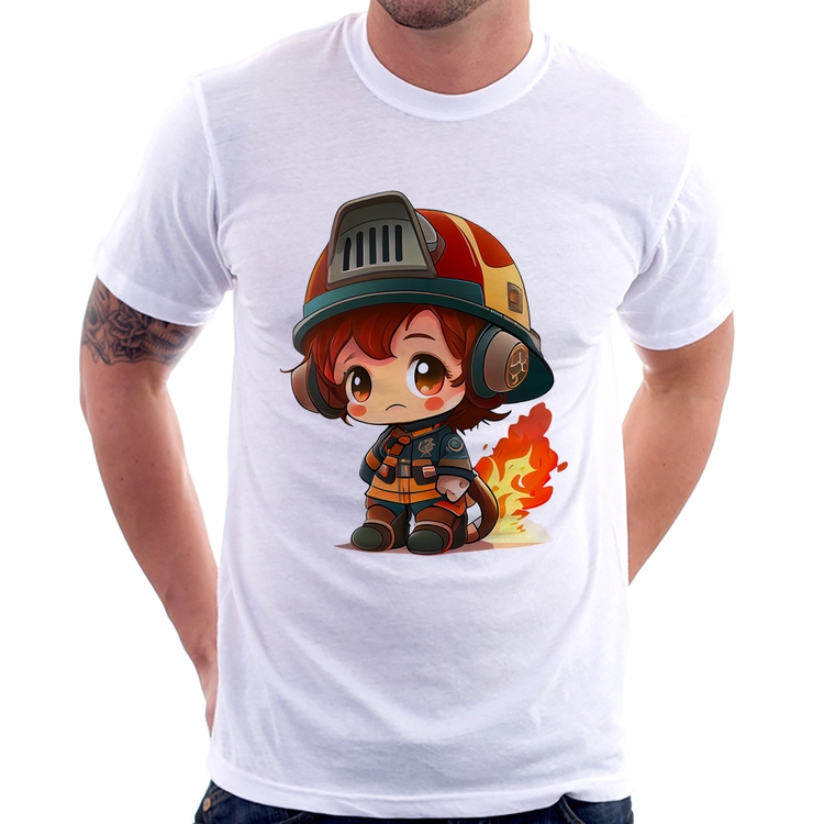 Camiseta Bombeiro Mirim