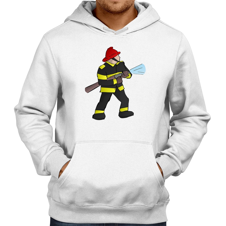 Moletom Bombeiro - Branco