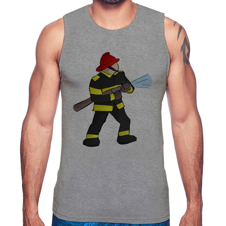 Regata Bombeiro - Cinza