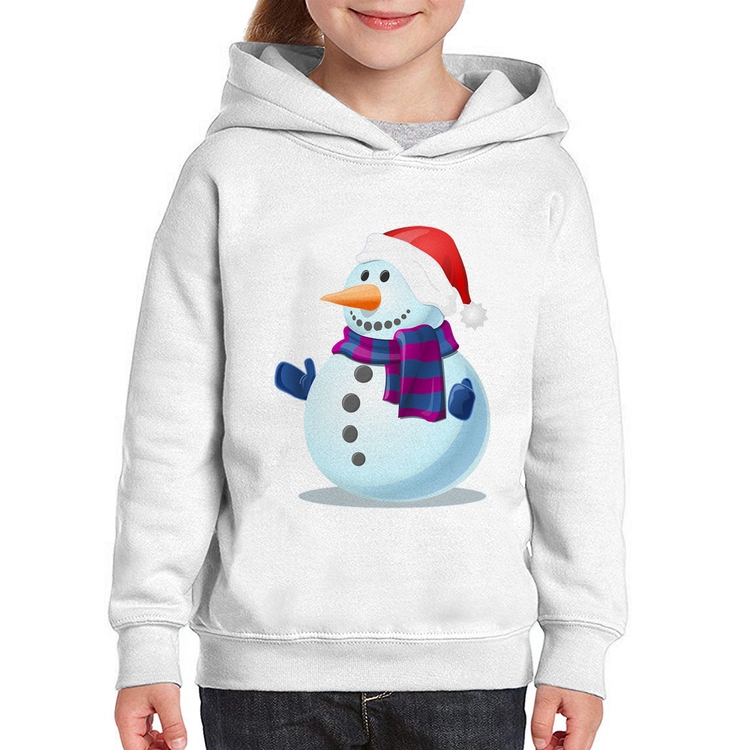 Moletom Infantil Boneco de neve