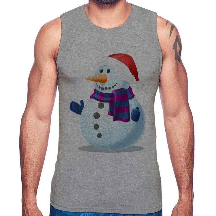 Regata Boneco de neve - Cinza