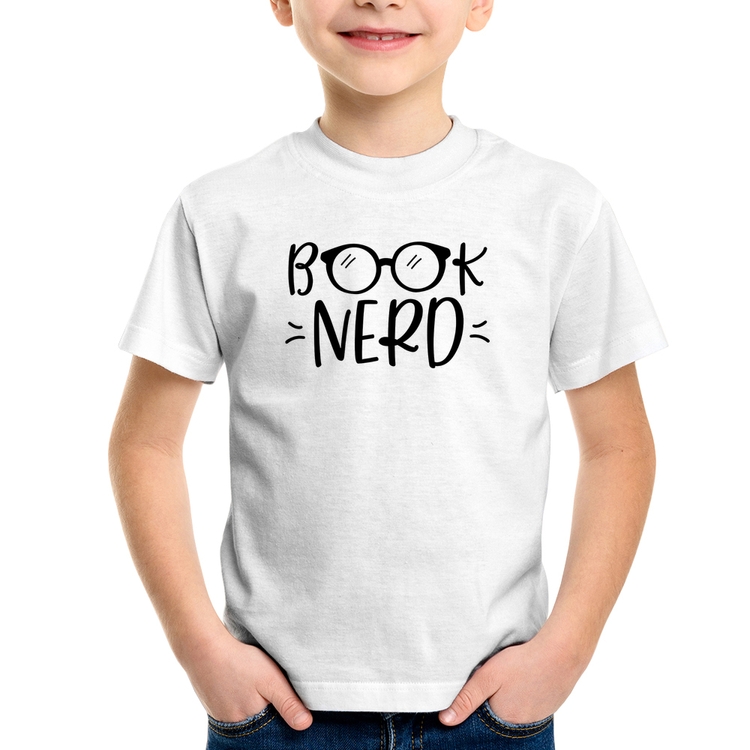 Camiseta Infantil Book Nerd