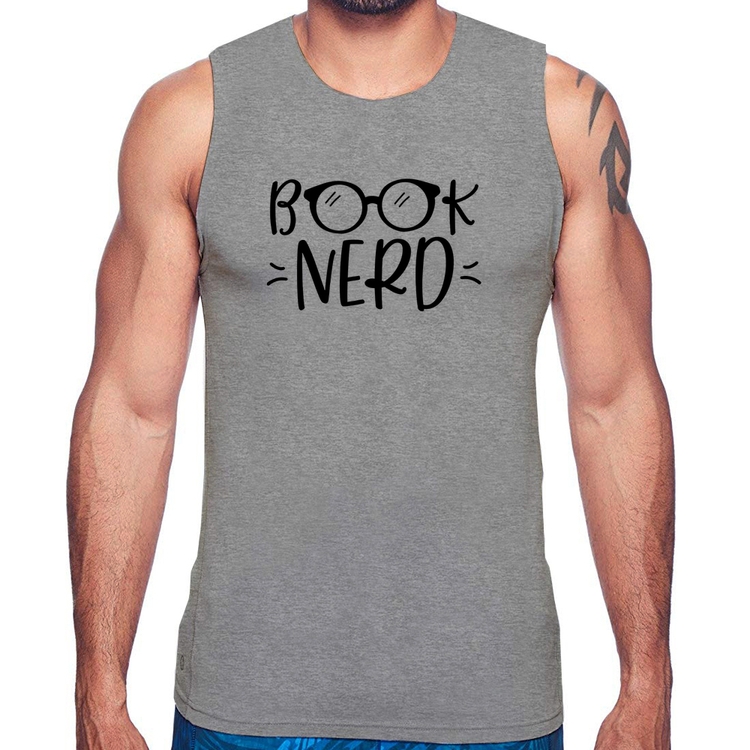 Regata Book Nerd - Cinza