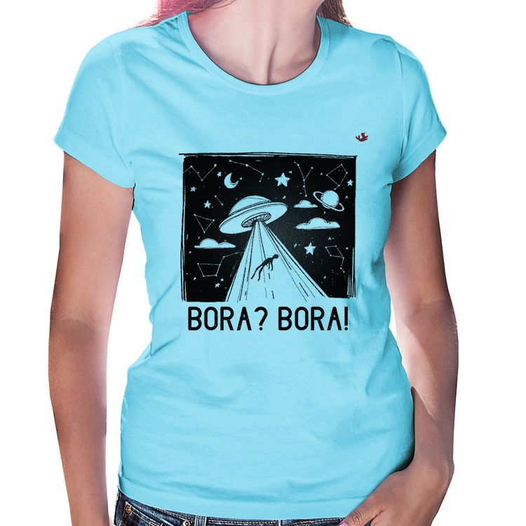 Baby Look Bora? Bora! - Azul Bebê