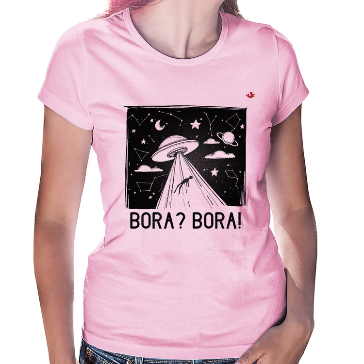 Baby Look Bora? Bora! - Rosa Bebê