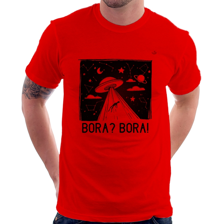 Camiseta Bora? Bora! - Vermelha