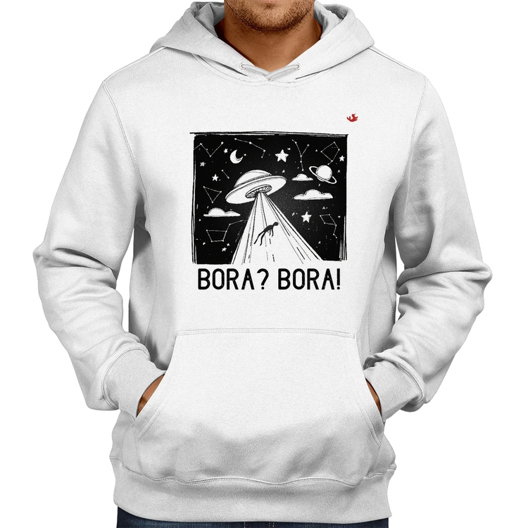 Moletom Bora? Bora! - Branco
