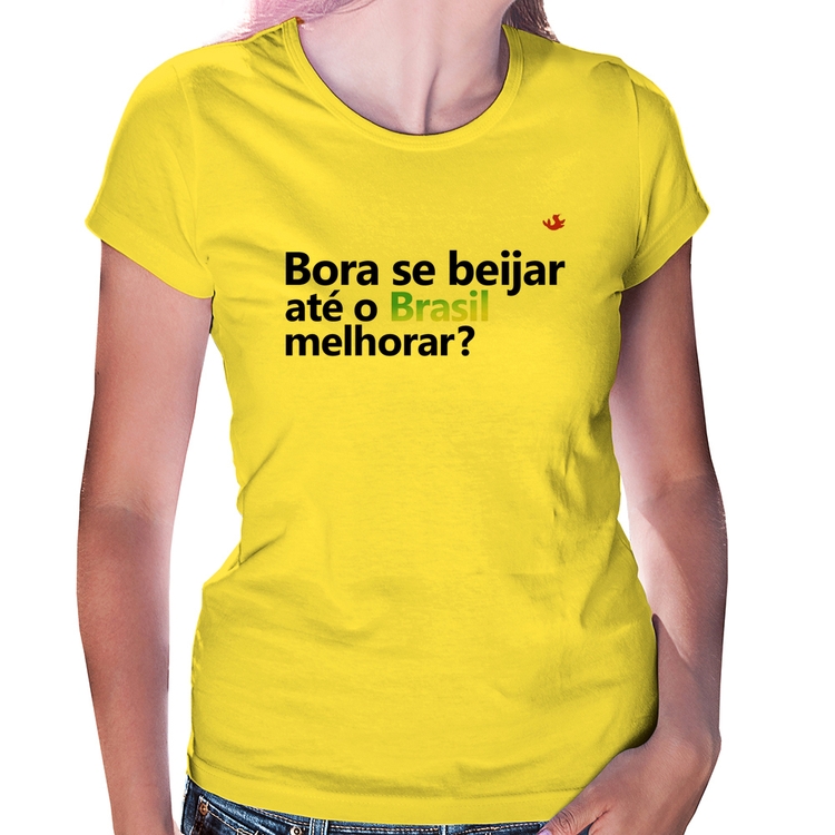 Baby Look Bora se beijar até o Brasil melhorar? - Amarela