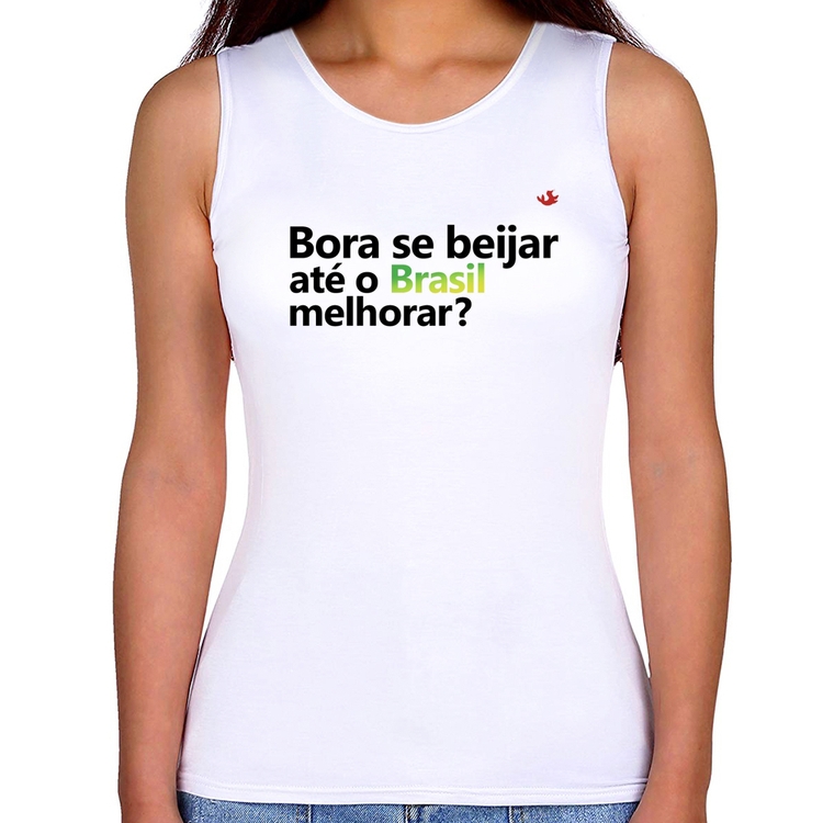 Regata Feminina Bora se beijar até o Brasil melhorar?