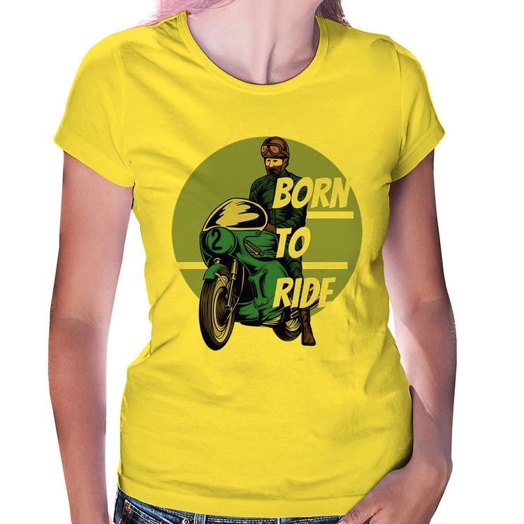 Baby Look Born To Ride - Amarela