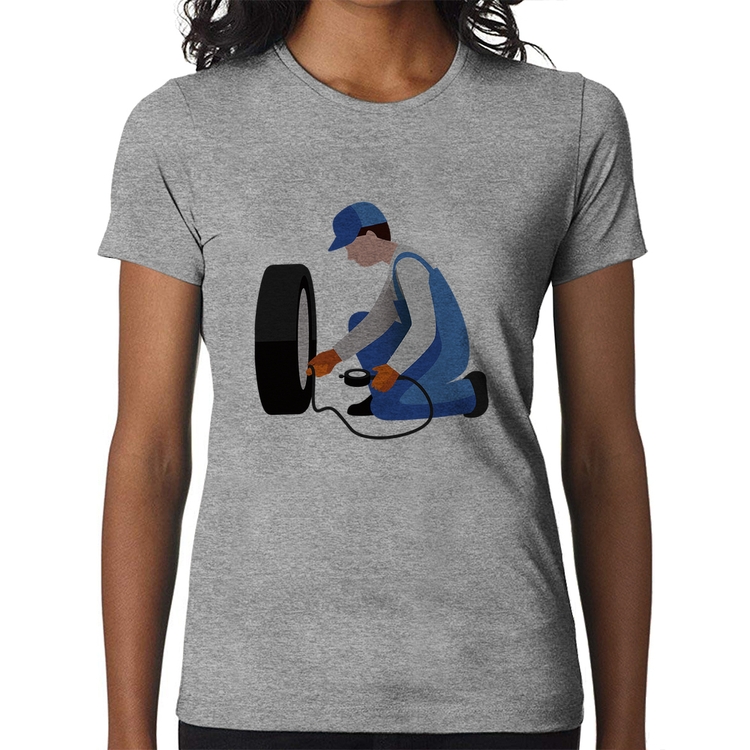 Baby Look Borracharia - Cinza