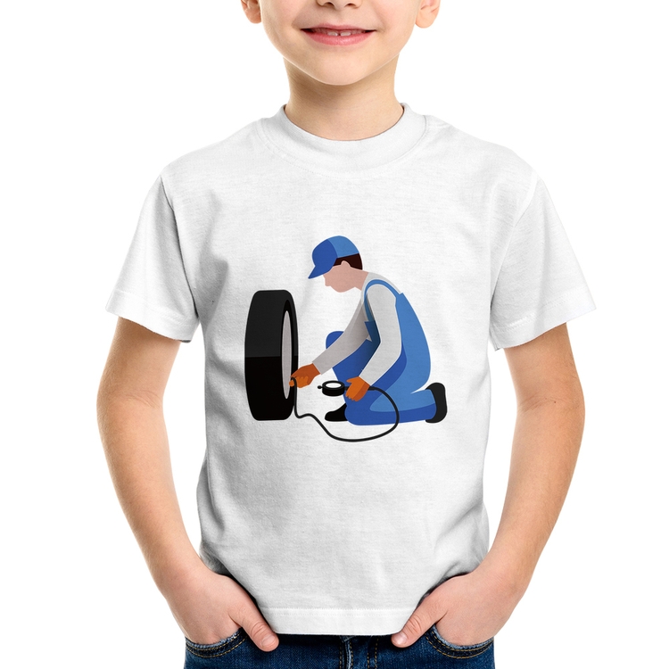 Camiseta Infantil Borracharia