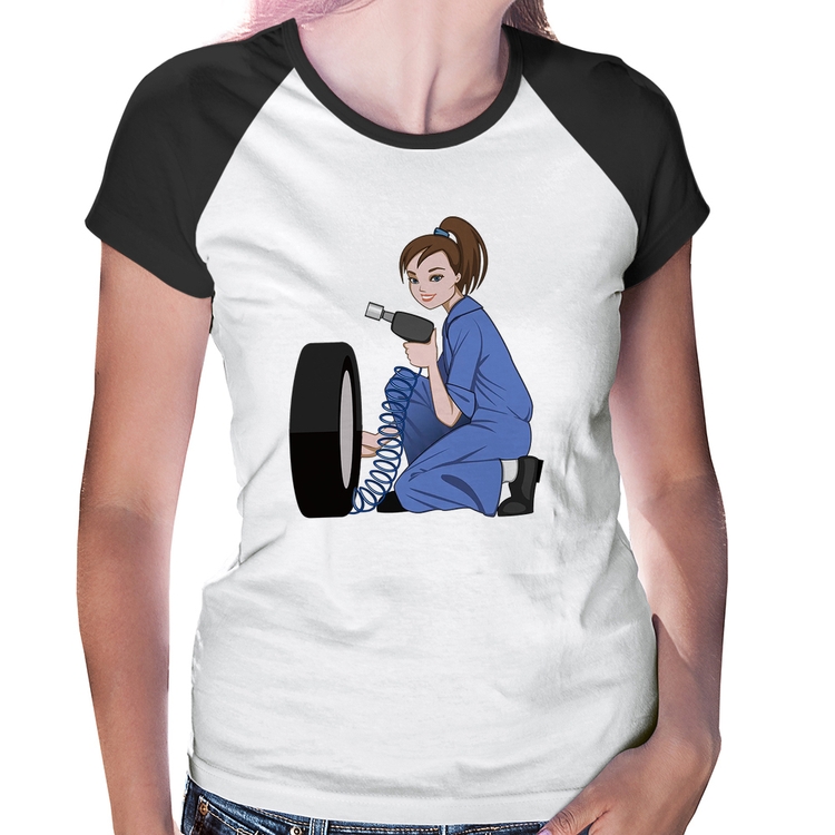 Baby Look Raglan Borracharia Girl