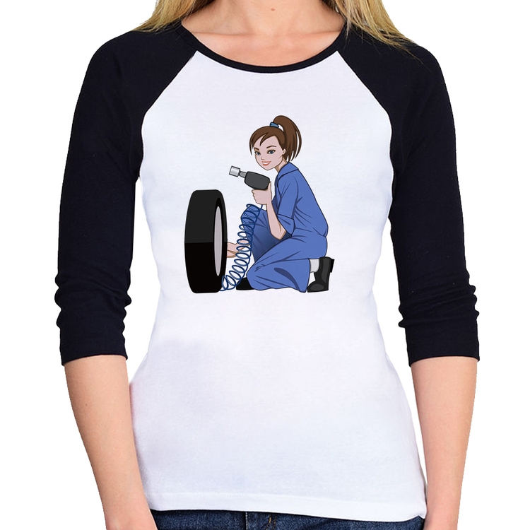 Baby Look Raglan Borracharia Girl Manga 3/4