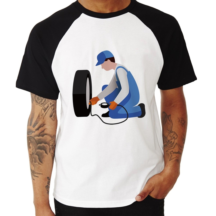 Camiseta Raglan Borracharia